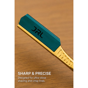 มีดโกนหนวดตรงขอบตรงสแตนเลสสตีลระดับมืออาชีพ JRL รุ่นหรูหรา - Product Image 2