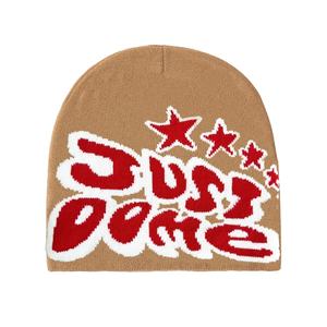 Y2K luxe extérieur hiver Jacquard Beanie haute qualité acrylique tricoté chapeau pour le ski quotidien et voyage 3D broderie - Product Image 4