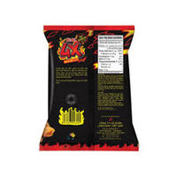 Oishi Snack Corn, 4 Capas de Salsa Sriracha Picante, 32g, Venta al por Mayor, Snack Vietnamita