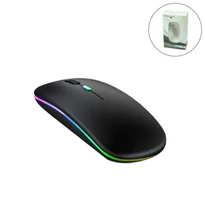 Wireless Slim LED <b>Mouse</b>, Rechargeable & Silent - Product Image 5