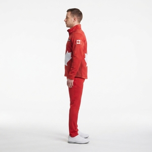 Veste Softshell Personnalisée Haut de Gamme pour le Curling, Style Équipe Canada, Coupe Ajustée, Vêtement d'Extérieur Olympique pour Femme, Fabricant OEM de Produits Sportifs - Product Image 3