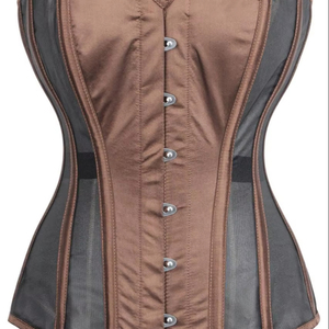 คอร์เซ็ตของผู้หญิงวินเทจชุดกระชับสัดส่วนเซ็กซี่แบบโอเวอร์บัสเทจคอร์เซ็ทผ้าบอร์เคดระบายอากาศทันสมัยสำหรับขนาดใหญ่พิเศษ - Product Image 1