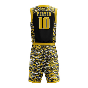 Meilleurs ensembles de maillots de basket-ball réversibles personnalisés, dernier design, uniformes vierges imprimés par sublimation, grandes tailles, respirants, pas chers - Product Image 2