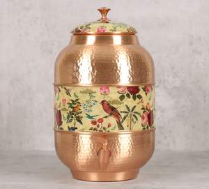 Latest Modern Design Copper <b>Water</b> <b>Dispenser</b> Handcrafted Natural Home Appliance New Condition Cooler Container - Product Image 4