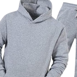 Ensemble de survêtement unisexe en molleton premium 100 % coton, chaud pour l'automne, avec sweat à capuche et pantalon de jogging, idéal pour le sport et les loisirs, personnalisable OEM, vente en gros - Product Image 5