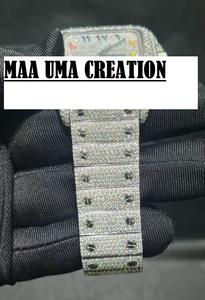 luxury <b>watch</b> VVS Moissanite Diamond Business <b>Watch</b> Stainless Analog Dial Display Automatic Movement - Product Image 3