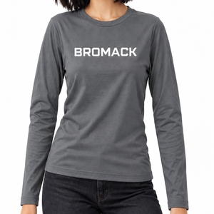 T-shirt athlétique à manches longues pour femme, coupe ajustée, col rond, tissu doux, style décontracté, look athlétique - Product Image 1