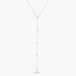 Collar Lariat con Diamantes Cultivados en Laboratorio de Múltiples Formas, Cadena Y Flotante de Oro Sólido de 10K, 14K, 18K, Precio de Fábrica al por Mayor B2B OEM - Product Image 3