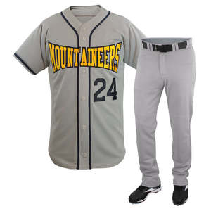 Ensemble Maillot et Pantalon de Baseball Respirant de Haute Qualité Personnalisable pour Équipe, Manches Courtes, Vente en Gros Directe Usine, Édition 2026 - Product Image 3
