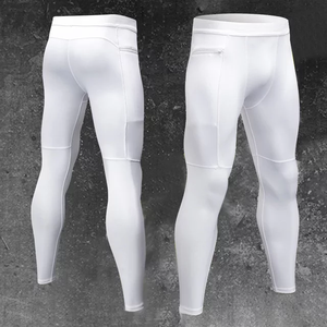Leggings de compression pour hommes, légers, anti-transpiration, pour la course à pied, la gym, l'entraînement sportif, la remise en forme, couche de base - Product Image 5