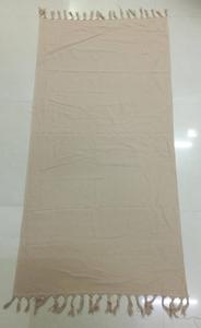 Plain <b>Beach</b> <b>Towel</b> Pareo Manufacturer Front side Polyester Cotton Scarf Back Side <b>Towel</b> 2-in-1 - Product Image 3