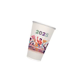 Custom Printed Disposable 8-22oz Single Wall Food-Grade <b>Paper</b> <b>Cup</b> with PE Coating Recyclable for Milk Tea & Coffee - Product Image 6