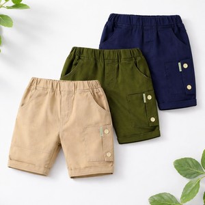 Shorts pour enfants personnalisables à faible MOQ, coupe ample, décontractés, multi-poches, séchage rapide, pour la gym, la course, l'été, style streetwear tendance - Product Image 4