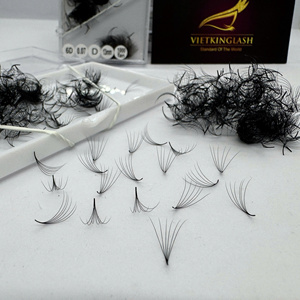 Extensions de cils Promade Fans 6D 0.07 13mm en Cachemire, base lâche, Cils Promade Vietnam, éventails de volume faits à la main en vrac, boîte en vrac - Product Image 6