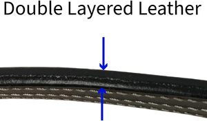 Harnais en cuir ferme pour cheval, têtière structurée, réglable, durable, pour l'entraînement, l'extérieur et la manipulation quotidienne, harnais en cuir pour chevaux - Product Image 2