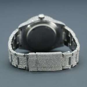 Luxurious Moissanite Diamond Iced Out High Quality Hand Made Stainless Steel Material Hip Hop Chronograph Wrist <b>Watch</b> <b>for</b> <b>Men</b> - Product Image 4