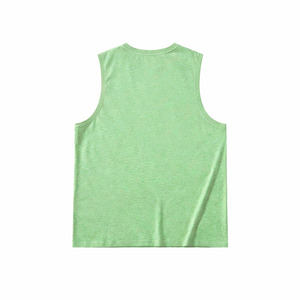 Camiseta sin mangas transpirable para hombre, 100% poliéster, de secado rápido, ropa deportiva de verano, chaleco de fitness sin mangas, logotipo personalizado OEM - Product Image 2