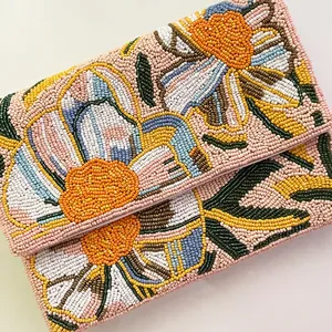 Bolso de mano con cuentas de diseño, económico, hecho a mano, para mujer, ideal para bodas, fiestas y festivales. - Product Image 6