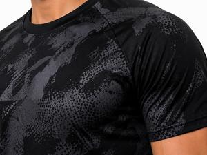 เสื้อยืดคอกลมแขนสั้นผู้ชาย ลายพราง แห้งเร็ว ผ้าถักโพลีเอสเตอร์ ทรงเข้ารูป สไตล์สปอร์ต โพลีเอสเตอร์ 100% - Product Image 5