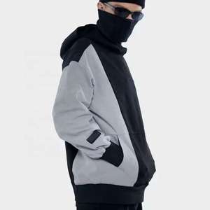 Sweat-shirt Techwear pour homme avec masque intégré, style ninja, streetwear, pull oversize, tactique, multi-poches, cyberpunk, unisexe - Product Image 3