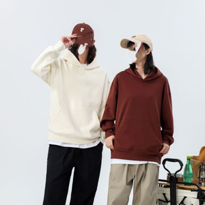 Nouveau sweat à capuche épais 600 GSM doublé polaire avec logo personnalisé unisexe automne service OEM - Product Image 1