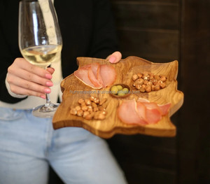 จานเสิร์ฟไม้ขัดเงาจานเสิร์ฟเนื้ออบอุ่นสำหรับงานอีเวนต์ - Product Image 6