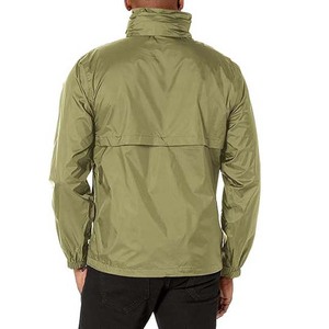 Men's <b>Waterproof</b> Rain <b>Jacket</b> Canvas Nylon Polyester High Street Design Windproof Features Front Logo Wholesale Service Pakistan - Product Image 5