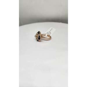 Anillo de Lujo para Mujer Chapado en Oro de 14K con Rodio, con Piedra Natural de Color de 2.02 Ct y Diamantes de Color HI de 0.58 Ct, Certificado IGI - Product Image 2