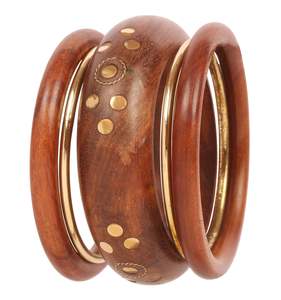 กำไลไม้รักษ์โลก |   เครื่องประดับไม้ธรรมชาติ |   งานฝีมือพรีเมียมทำมือ |   ราคาขายส่งจากโรงงาน - Product Image 2