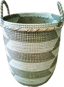 Panier à linge élégant en jonc de mer, tissé naturellement, organisateur de maison, vente en gros, écologique, en provenance du Vietnam - Product Image 4