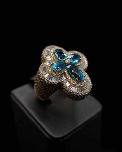 Anillo de Hip Hop con Diamantes de Moissanita de Diseño Personalizado, Plata de Ley 925, Joyería para Hombre con Aspecto de Diamantes de Lujo para Fiestas - Product Image 2