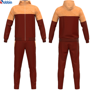Top Quality Custom Design Zip up Hooded Men <b>Soccer</b> Jacket and Pants Training Wear Football Jacket Tracksuit Suits All Season - Product Image 5