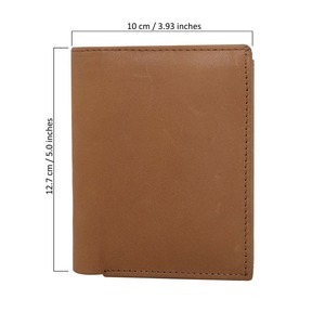 Handmade Custom Genuine Leather Tri Fold <b>Wallet</b> <b>Men</b> Real Cowhide <b>Credit</b> <b>Card</b> Holder Slim <b>Mens</b> Billfold LTW-0199 - Product Image 1