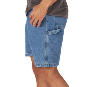 Shorts en jean 100 % coton de haute qualité pour hommes, taille mi-haute, décontractés, pour l'entraînement et l'extérieur, couleur unie, écologiques, vente chaude - Product Image 2
