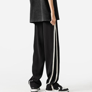 กางเกงวอร์มทรงหลวมสำหรับผู้ชายกางเกงวิ่งทรงโอเวอร์ไซส์งานปักลายออกแบบได้ตามต้องการ - Product Image 3