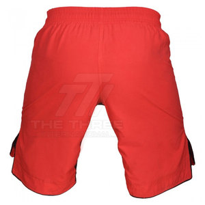 Professional Level Comfortable MMA Shorts with Front Logo Breathable Lightweight Quick Dry Spandex/Nylon Fabric <b>for</b> Adult Men - Product Image 4
