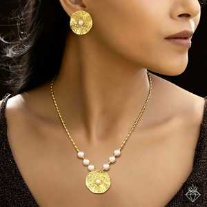 PRAO <b>Fine</b> <b>Jewelry</b> <b>Set</b> Anti-Tarnish Necklace with Earrings Elegant and Luxurious Accessory - Product Image 5