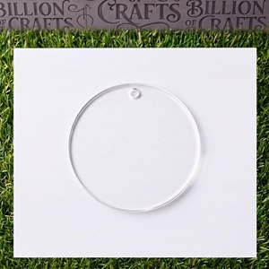 Disques en acrylique transparent coloré sur mesure, panneaux ronds découpés au laser pour les projets d'art, d'artisanat et de bricolage, vente en gros - Product Image 1