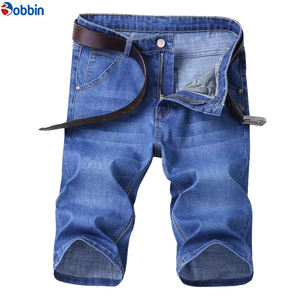 Pantalones Cortos de Mezclilla para Hombre, Estilo Informal, Rectos y Holgados, Pantalones Cortos de Mezclilla, Overoles Masculinos, Pantalones Cortos de Mezclilla Personalizados para Hombre - Product Image 2