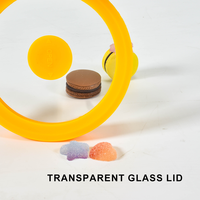 Boîtes de rangement hermétiques empilables transparentes pour aliments Couvercles en verre trempé pour aliments au micro-ondes pour l'organisation de la cuisine