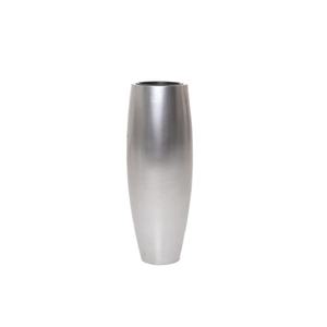 Vase à fleurs décoratif en aluminium fait main, vases pilier argentés décorés, plantes artificielles faites à la main, pot de fleurs, fournitures pour événements - Product Image 1