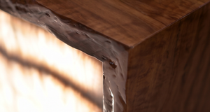 Comptoir de réception contemporain en bois et onyx rétroéclairé sur mesure de luxe pour hall d'hôtel, bureau, salon, centre commercial - Product Image 2