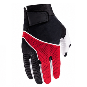 Guantes de racquetball de malla transpirable, palma de cuero antideslizante, soporte seguro para la muñeca, protección atlética para las manos, para deportes en canchas interiores - Product Image 5