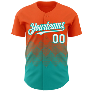 Camisetas de Béisbol Deportivas de Moda, 100% Poliéster, Secado Rápido, con Botones, Personalizables con Sublimación - Product Image 2