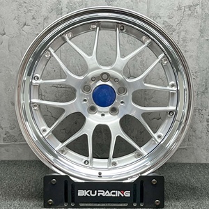 Juego de 2 Ruedas Forjadas Bku 5x130 para <span class=keywords><strong>Porsche</strong></span> 911 992 997 991 <span class=keywords><strong>Carrera</strong></span> GT2 <span class=keywords><strong>GT3</strong></span> <span class=keywords><strong>RS</strong></span> de 18, 19 y 20 Pulgadas, Llantas de Aleación Plateadas Personalizadas con Diseño Cóncavo - Product Image 4