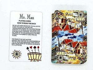 Juego de Cartas Mágicas Mr. Man, Baraja Marcada, Fácil de Leer con Sistema de Código, Juego de 2 - Product Image 2