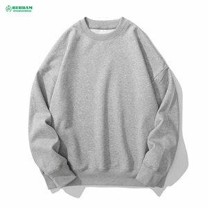 Sudadera de Cuello Redondo para Hombre, Cómoda, de Manga Larga Raglán, 100% Algodón, Tejido de Punto, Estilo Casual, Corte Regular, Venta al Por Mayor - Product Image 5