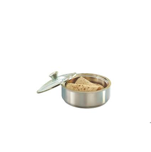 Steel Chapati <b>Box</b> With Metal Lid & Tong Newest Design Roti <b>Box</b> for Customized Size <b>Cheap</b> Price Look Design Piece - Product Image 2