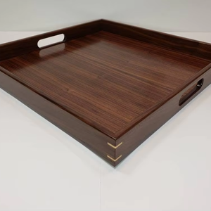 Proveedor Indio Vende Bandeja Rectangular de Bambú de Diseño Ecológico y Lujoso para Cocina y Hogar a Buen Precio - Product Image 1