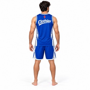 Uniforme de baloncesto profesional, conjunto de pantalones cortos personalizados, ropa deportiva transpirable de secado rápido para entrenamiento de equipo y juegos - Product Image 2